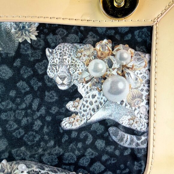 Ted Baker Bow Detail Nude Leather Satchel Handbag , Top Handle - Picture 9 of 12